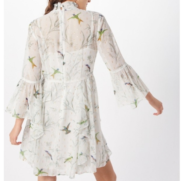 🍒NWT🍒 TED BAKER HUMMINGBIRD DRESS - Picture 7 of 10